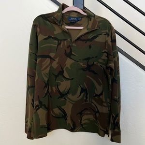 Polo by Ralph Lauren Camo 1/4 Sweater